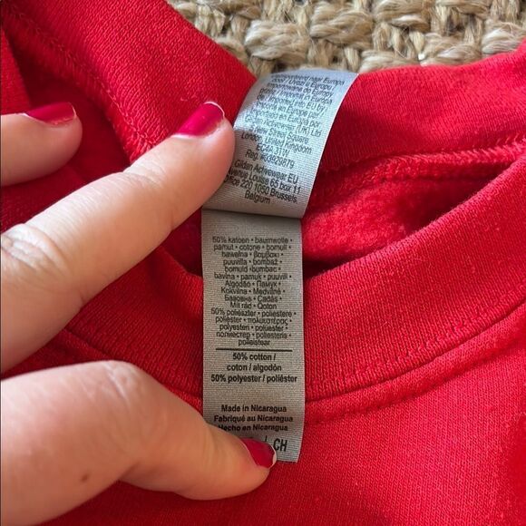 Gildan Red and Yellow KC Sweatshirt - Picture 4 of 8